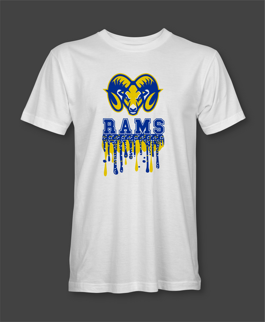 Lakeside Rams Spirit Wear | Drip Print on Demand DTF Transfer