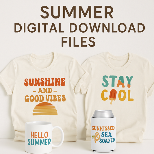 Summer Library | DTF & Sublimation Digital Download File